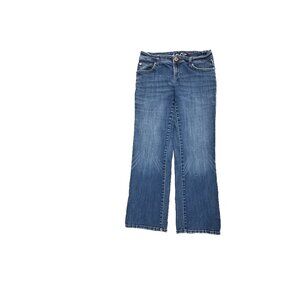 INC Bootleg Curvy Fit Women's size 8P Dark Wash Blue Denim Jeans